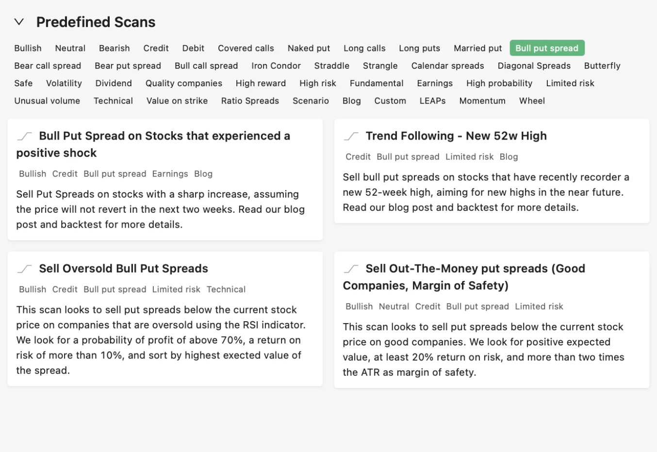 How to Scan the Market for Credit Spreads Using an Options Screener