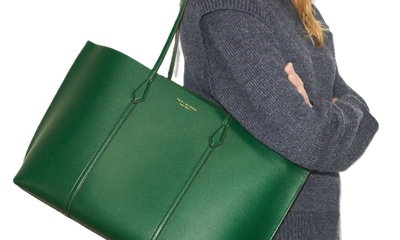 lush green tote bag