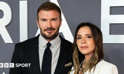 David and Victoria Beckham at the Victoria Beckham World Premiere in London in October 2025