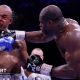 Daniel Dubois lands a punch on a bloodied Fabio Wardley