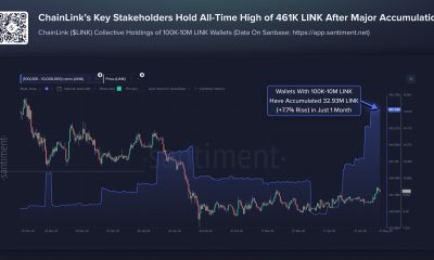 Chainlink Whales Add 32.93 Million LINK as Price Targets $15 Breakout