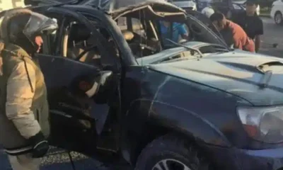 Cartel car bomb