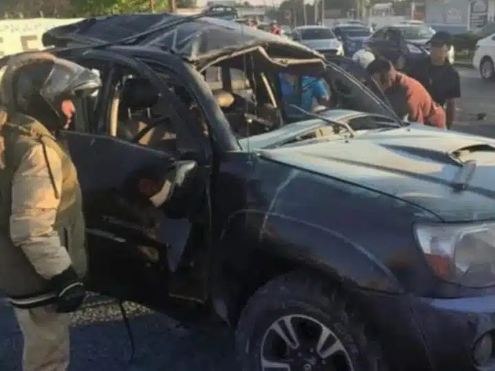 Cartel car bomb
