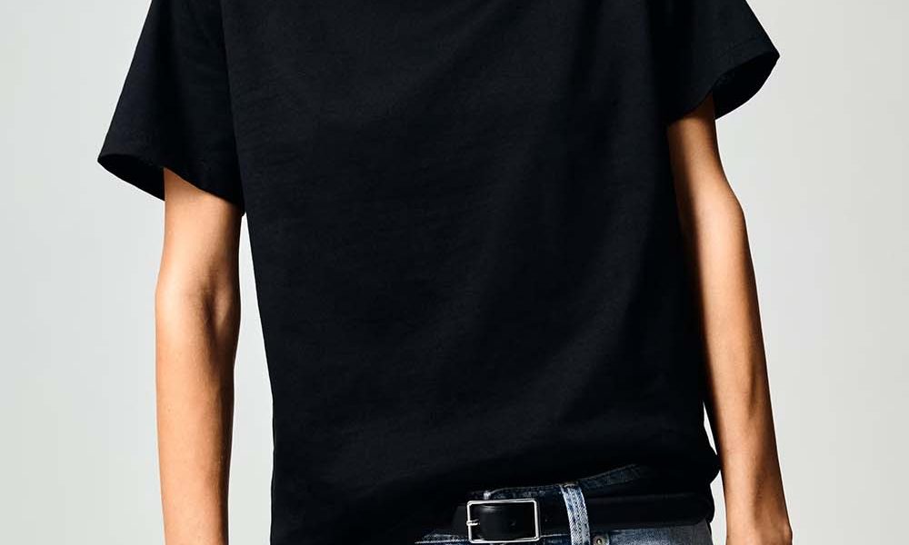 black cotton t-shirt from H&M