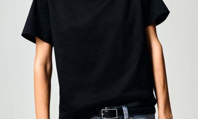 black cotton t-shirt from H&M