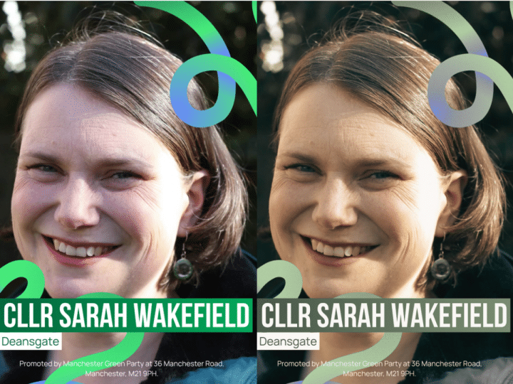 Green party councillor Sarah Wakefield