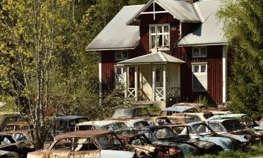 Inside the eerie Swedish forest where hundreds of classic cars were left to rot | News World