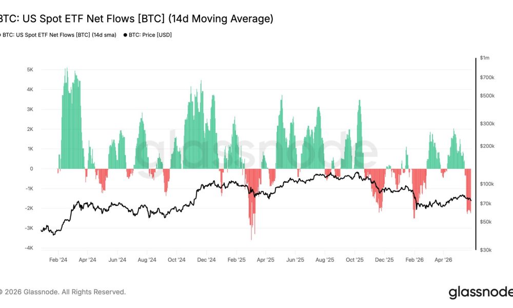 Bitcoin ETFs suffer record nine-day outflow streak as $2.8 billion exits funds