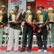 Dennis Rodman, Michael Jordan, Scottie Pippen, Ron Harper and head coach Phil Jackson all of the Chicago Bulls