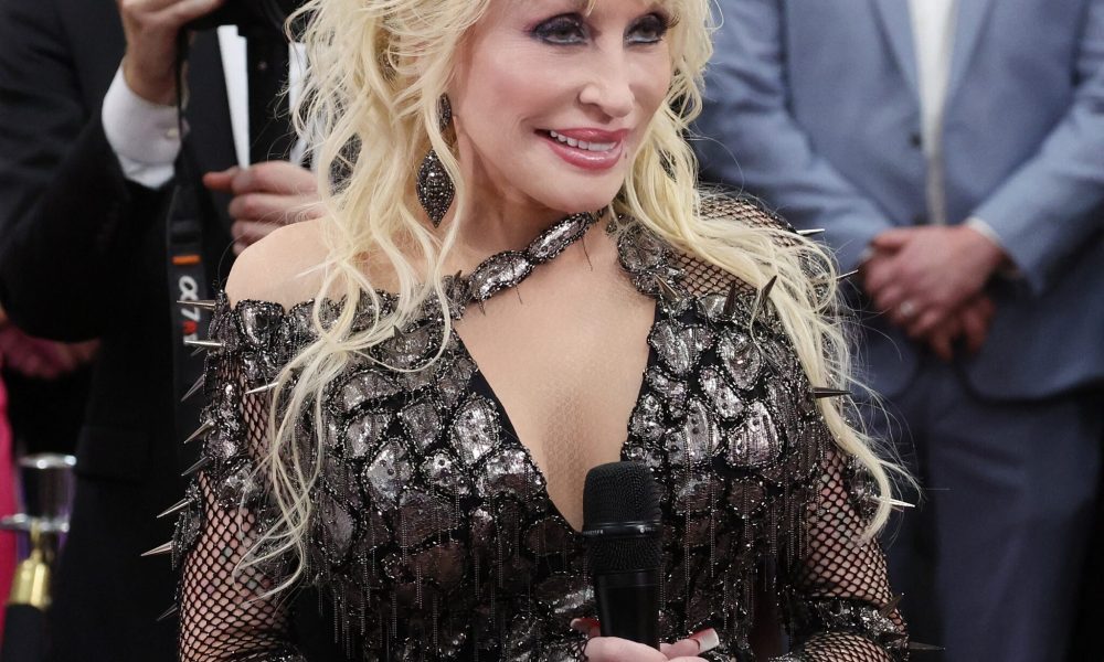 Dolly Parton at Ribbon Cutting at the opening of Dolly Parton and the Makers - My Life in Rhinestones
