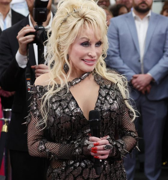 Dolly Parton at Ribbon Cutting at the opening of Dolly Parton and the Makers - My Life in Rhinestones