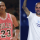 A split picture of Michael Jordan and Pep Guardiola