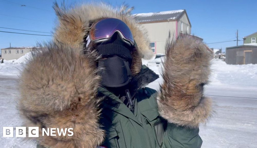 How we reported in -30C temperatures in Canada's Arctic