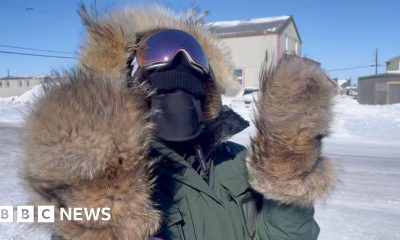 How we reported in -30C temperatures in Canada's Arctic