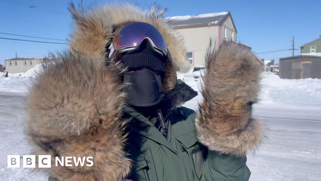 How we reported in -30C temperatures in Canada's Arctic