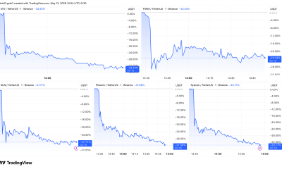 Altcoins Post Sharp Declines After Binance Delisting Announcement.