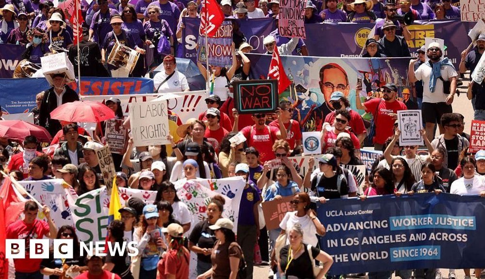 May Day protests take place across major US cities