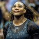 Serena Williams glances upwards during her final match at the 2022 US Open