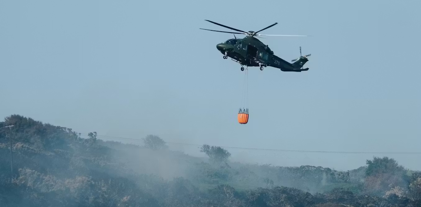 Wildfire risk is now spreading to cool climates like the Scottish Highlands and Irish uplands