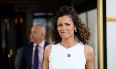 Rep. Julia Letlow, R-La., leaves a House Republicans' caucus meeting in Washington in May 2023.