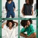 Collage of outfits