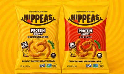 Hippeas launches plant-based protein puffs