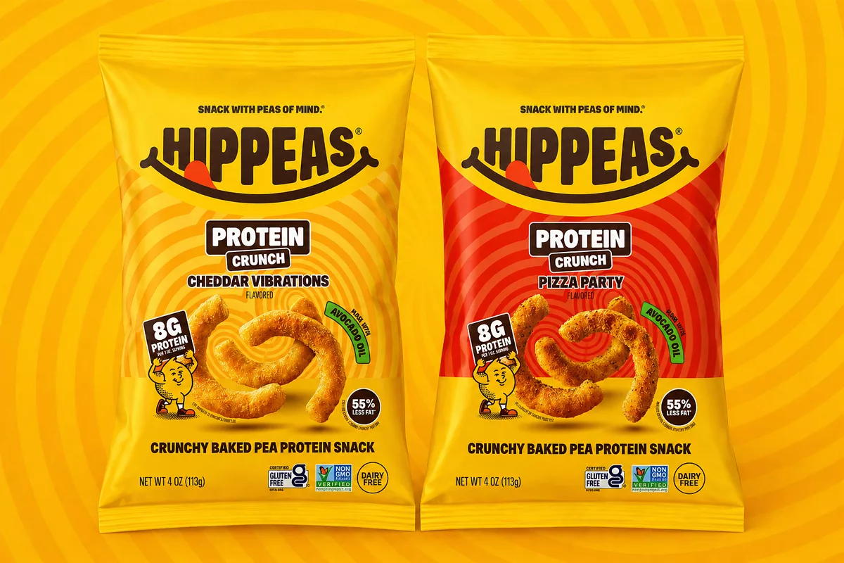 Hippeas launches plant-based protein puffs