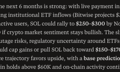 Perplexity AI Predicts Unexpected Solana Price in 6 Months