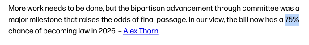 Galaxy Research Alex Thorn Raised CLARITY Act Odds to 75%, Is August the Most Important Month in Crypto History?