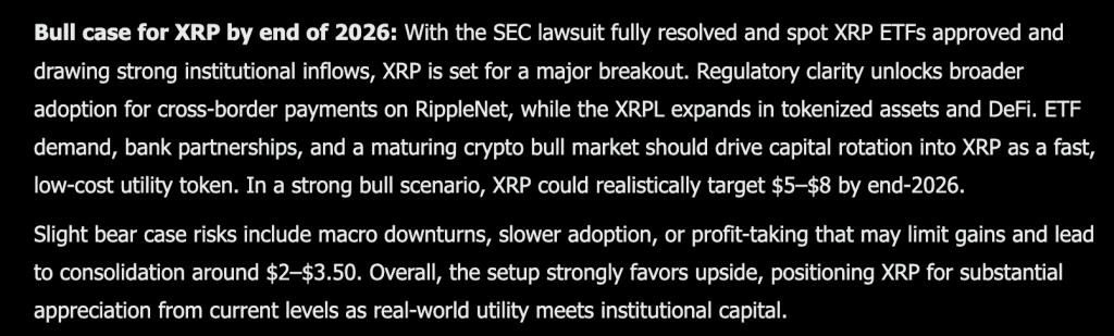 Elon Musk Grok AI Predicts XRP Price by The End of 2026