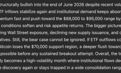 Sam Altman ChatGPT AI Predicts Bitcoin Price By End of June 2026