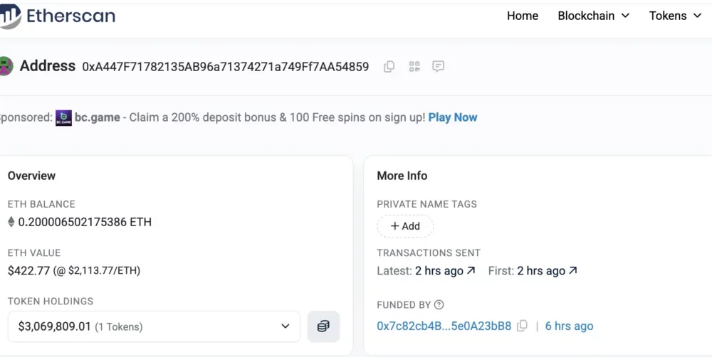 Source: Etherscan