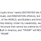 Donald Trump on Truth Social.