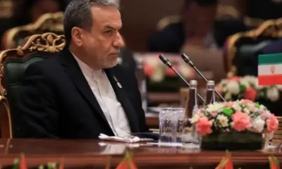 Iran's Foreign Minister Abbas Araghchi attends the BRICS foreign ministers' meeting in New Delhi, India on May 14, 2026