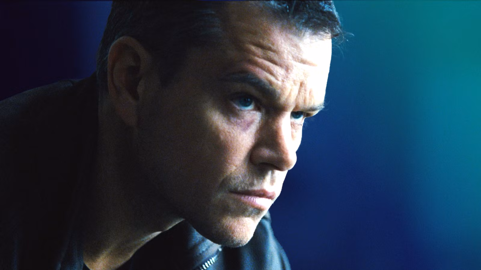 Jason (Matt Damon) grimacing in 'Jason Bourne'