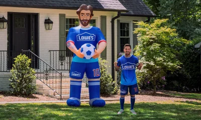 Lowe's creates 10-foot inflatable Lionel Messi for 2026 FIFA World Cup