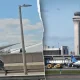 United Airlines flight hits pole and truck while landing at Newark