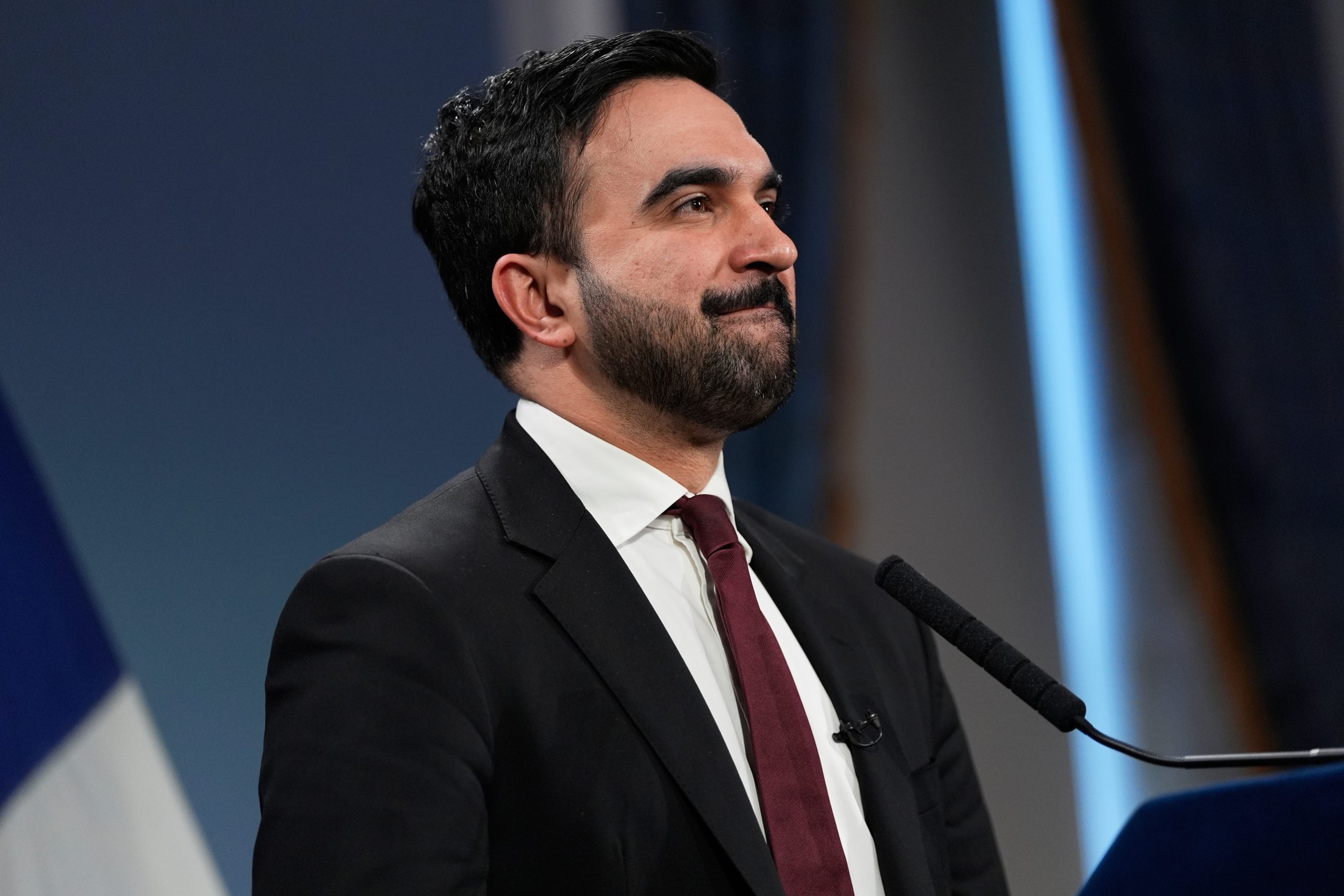 Mayor Zohran Mamdani told reporters on Tuesday that his administration will review the press credential application process.