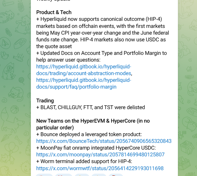 Hyperliquid Launches Prediction Markets for Offchain Events
