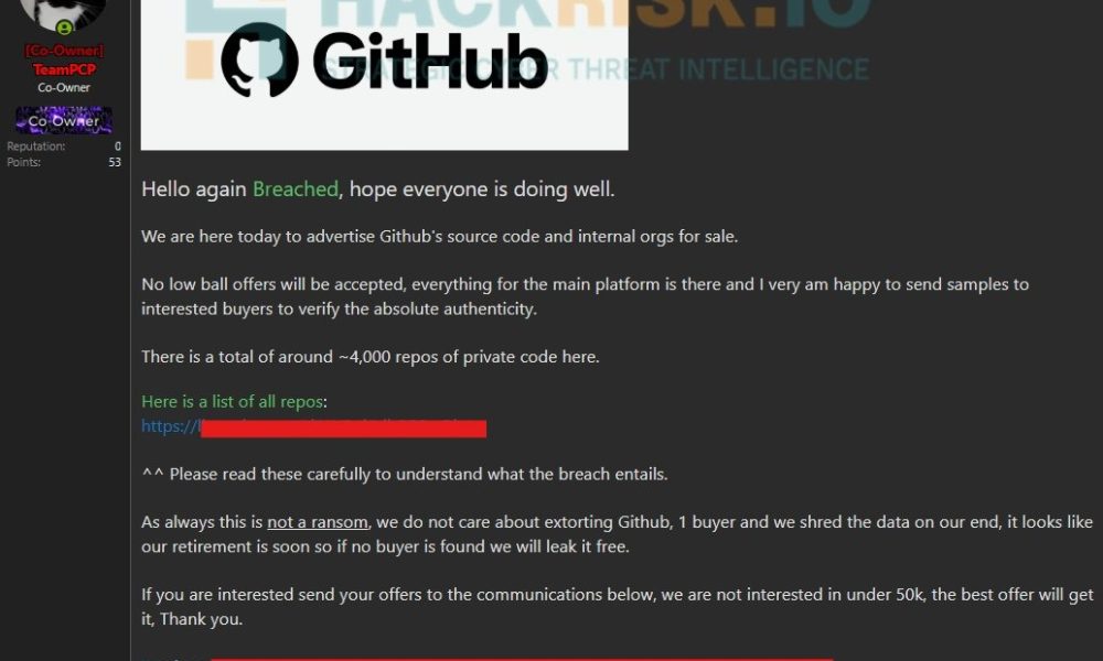 GitHub Internal Repositories Breached via VS Code Extension