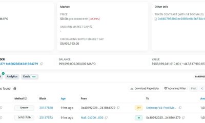 Map Protocol Loses 96% After Quadrillion Token Exploit