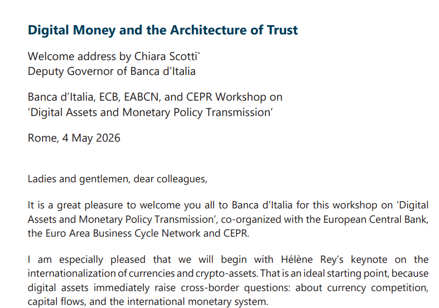 Bank of Italy Deputy Governor Urges EU to Evaluate Tokenized SEPA Payments