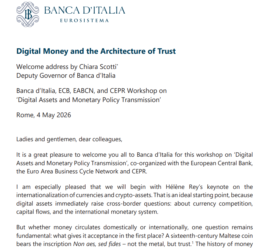 Bank of Italy Deputy Governor Urges EU to Evaluate Tokenized SEPA Payments