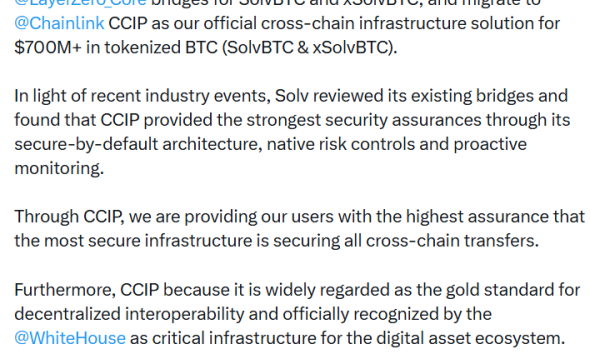 Kelp DAO Fallout Pushes Solv, DeFi Protocols Toward Chainlink