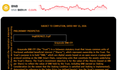 Grayscale, VanEck Amend BNB ETF Applications