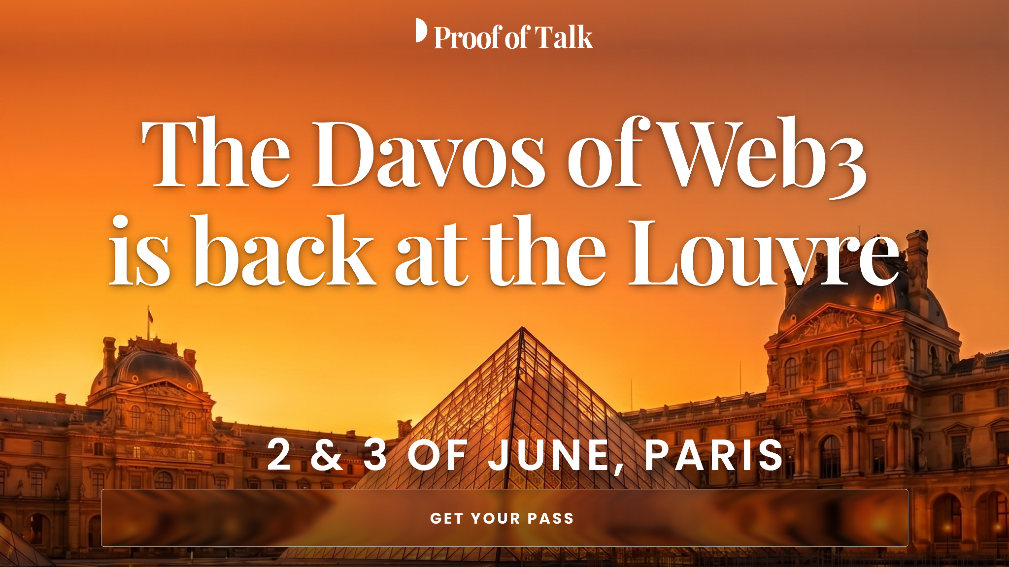 Proof of Talk returns to the Louvre with 100+ C-Level speakers representing $18 trillion in AUM
