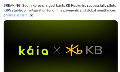 South Korea’s KB Financial Completes Stablecoin Pilot for Offline Payments