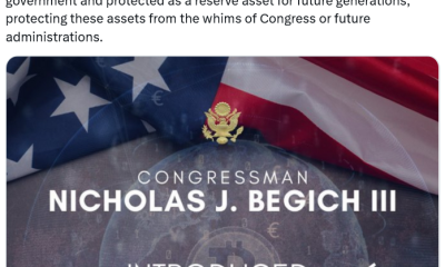 US Lawmakers Introduce New Bitcoin Reserve Bill