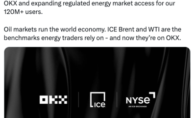ICE to Launch Oil Perpetual Futures With OKX