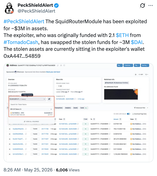 Third-Party Module Drains $3M From Safe Wallets